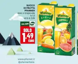 Panorama Succo di frutta Pfanner offerta