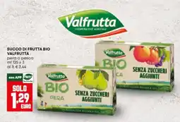 Panorama Succo di frutta bio Valfrutta offerta