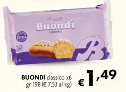 Maxi Supermercati Buondì classico offerta
