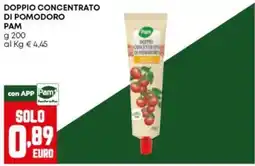 Panorama Doppio concentrato di pomodoro Pam offerta