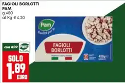 Panorama Fagioli borlotti Pam offerta