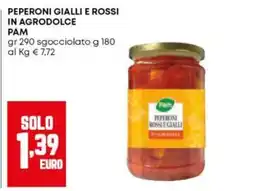 Panorama Peperoni rossi e gialli Pam offerta