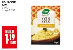 Panorama Cous cous Pam offerta