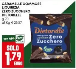 Panorama Dietorelle Caramelle Gommose Liquirizia Zero Zucchero offerta
