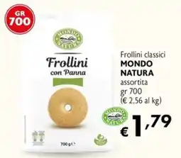 Maxi Supermercati Frollini con Panna MONDO NATURA offerta