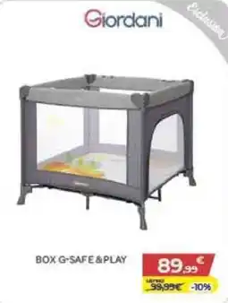 Bimbo Store Giordani BOX G-SAFE & PLAY offerta