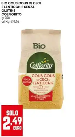 Panorama Cous cous di ceci e lenticchie Colfiorito offerta
