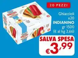 Maxi Supermercati Ghiaccio Indianino offerta