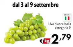 Maxi Supermercati Uva bianca Italia offerta