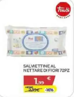 Bimbo Store Salviettine al nettare di fiori Trudi offerta