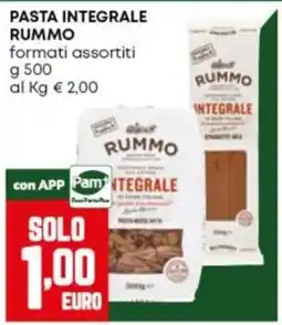 Panorama Pasta integrale Rummo offerta