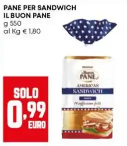 Panorama Il buon pane American sandwich offerta