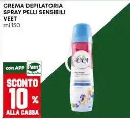 Panorama Crema depilatoria spray pelli sensibili Veet offerta