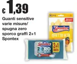 Sì con te Guanti sensitive Spontex offerta