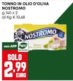 Panorama Tonno in olio d'oliva Nostromo offerta