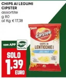Panorama Chips ai legumi Cipster offerta