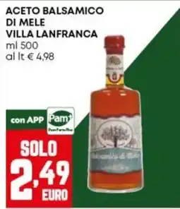 Panorama Aceto balsamico di mele Villa Lanfranca offerta