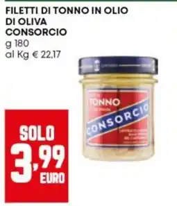 Panorama Filetti di tonno in olio di oliva Consorcio offerta