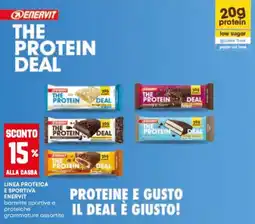 Panorama Linea proteica e sportiva enervit offerta