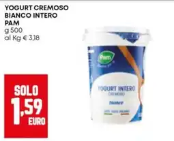 Panorama Yogurt intero cremoso bianco Pam offerta