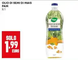 Panorama Olio di semi di mais Pam offerta