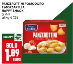 Panorama Happy Snack Panzerottini Pomodoro e Mozzarella offerta