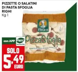 Panorama Pizzette di pasta sfoglia Righi offerta