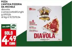 Panorama Pizza L'Antica Pizzeria Da Michele Diavola offerta