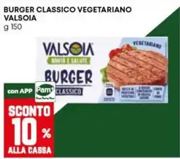 Panorama Burger classico vegetariano Valsòia offerta
