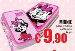 Casalandia Minnie Astuccio 3 zip offerta