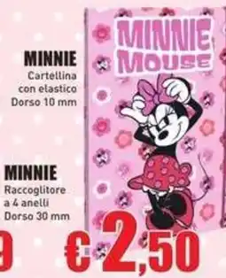 Casalandia Minnie cartellina con elastico offerta