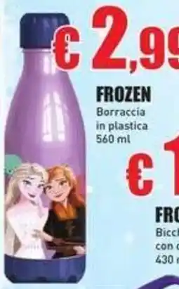 Casalandia Frozen Borraccia in plastica offerta