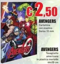 Casalandia Avengers cartellina offerta