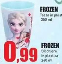 Casalandia Tazza in plastica Frozen offerta
