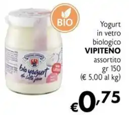 Maxi Supermercati Yogurt in vetro biologico VIPITENO offerta