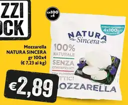 Maxi Supermercati Mozzarella Natura Sincera offerta
