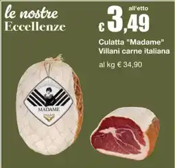 Sì con te Culatta Madame Villani offerta
