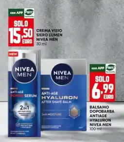 Panorama Balsamo dopobarba antiage hyaluron Nivea Men offerta