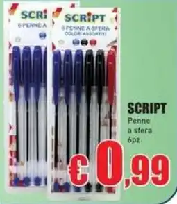Casalandia Script penne a sfera offerta