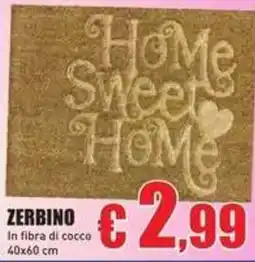 Casalandia Zerbino in fibra di cocco offerta