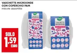 Panorama Vaschette microonde con coperchio Pam offerta