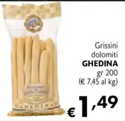 Maxi Supermercati Grissini dolomiti Ghedina offerta