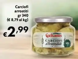 Maxi Supermercati Carciofi arrostiti Coelsanus offerta