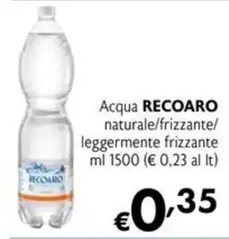 Maxi Supermercati Acqua Recoaro offerta