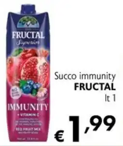 Maxi Supermercati Succo immunità FRUCTAL offerta