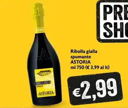 Maxi Supermercati Ribolla gialla spumante Astoria offerta