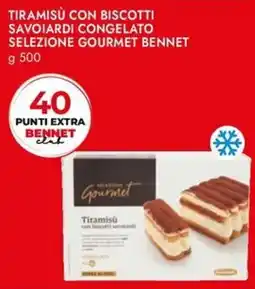 Bennet Tiramisù con biscotti savoiardi congelato selezione gourmet bennet offerta