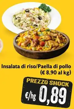 Maxi Supermercati Insalata di riso/Paella di pollo offerta