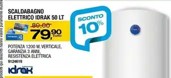 Bricofer Idrak scaldabagno elettrico offerta