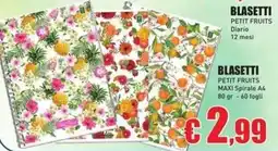 Casalandia Blasetti diario petit fruits offerta